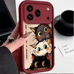 Flexible Silicone Shockproof Protective Case with Cute Cat Print Pattern for Honor 600 Pro (HFTYJTMAO001)