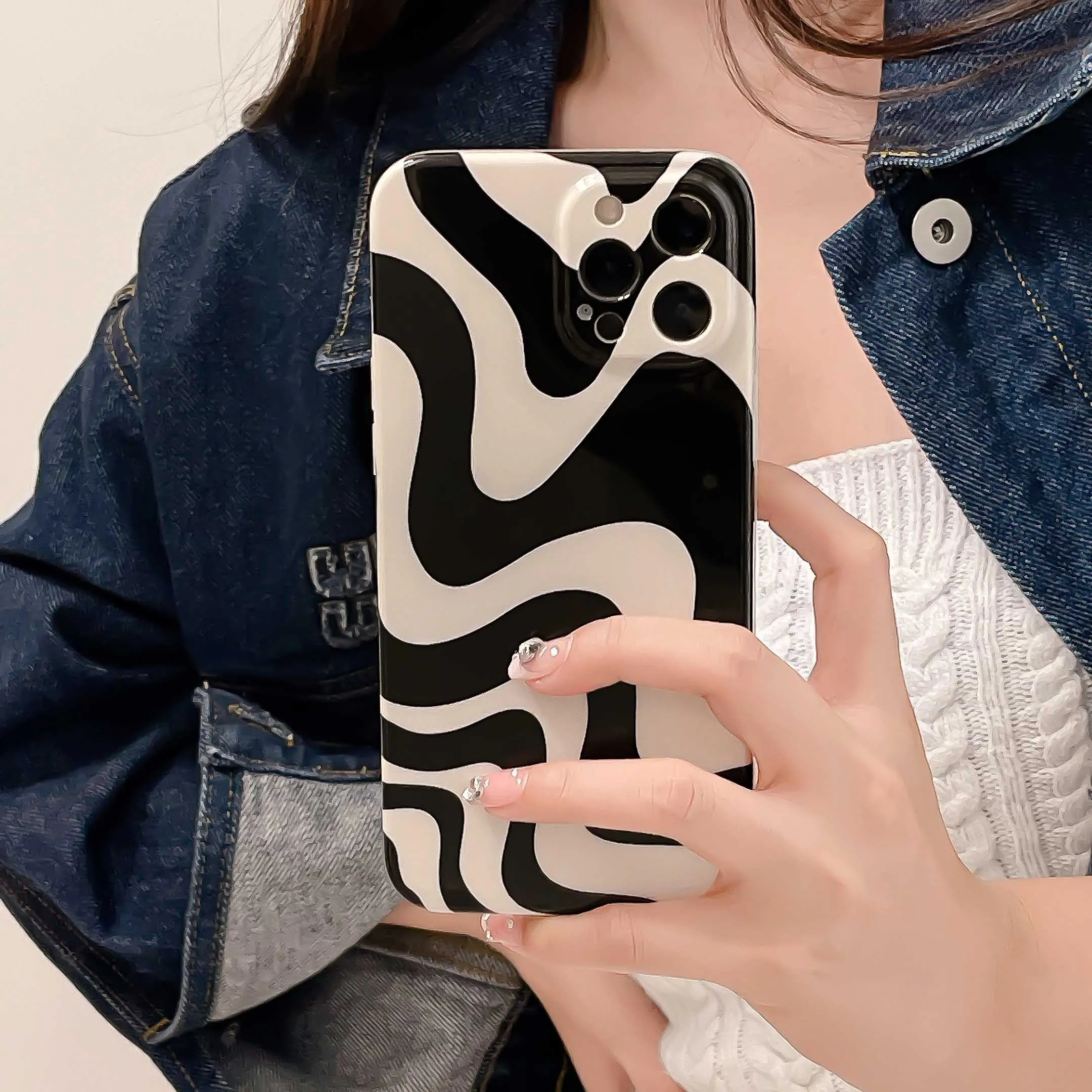 Luxury Zebra Pattern Soft iPhone Case