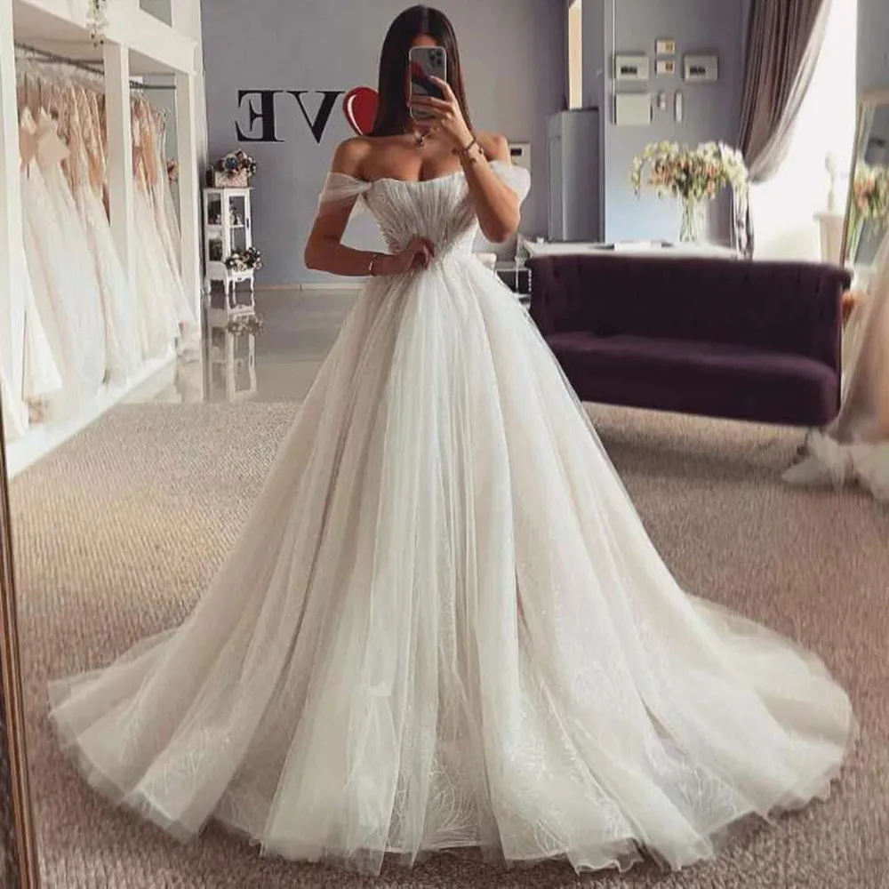 Abiti Da Sposa Principessa Eleganti Lucidi 2022 Abito Da Sposa Vintage Con Maniche A Cappuccio Robe De Mariage Abiti Da Sposa Taglie Forti Corsetto In
