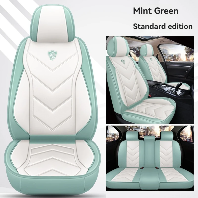 

Five Seat Universal All Inclusive Car Leather Seat Cover For Cadillac XT5XT4 XT6 ATSL CT4 CT5 CT6 CT CTS Car Interior Protector