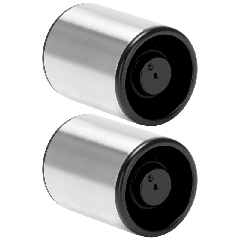 

Пробка для вина, 2 Упаковка, нержавеющая сталь, многоразовая вакуумная пробка для винных бутылок