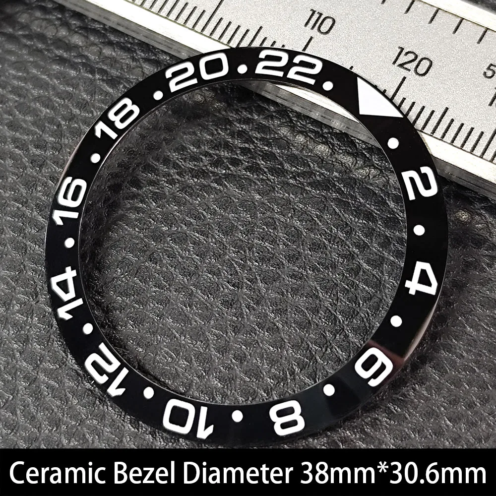 Elegant 38mm Ceramic Bezel Insert