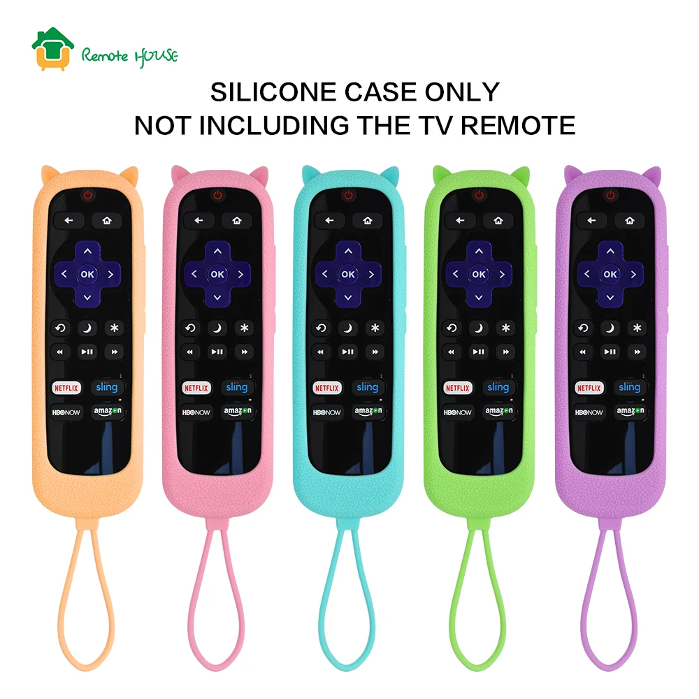 Custodia Remota Roku Per Tcl Roku Tv Steaming Stick Express Silicone Protettivo Sostituzione Della Pelle Glow In The Dark