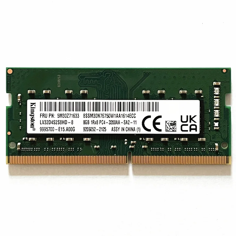 Kingston RAMs DDR4 8GB 3200MHz LV32D4S2S8HD-8 8GB 1Rx8 PC4-3200AA-SA2 ...