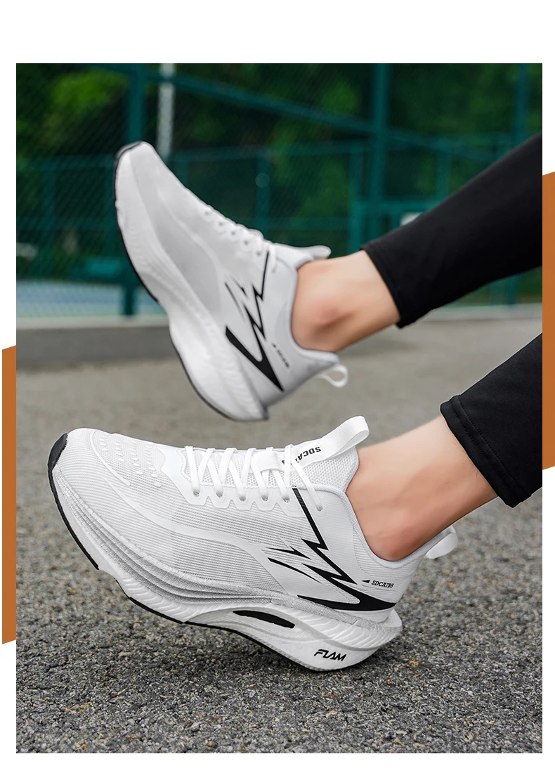 Herren-Laufschuhe, Carbon-Board, Luftpolster, Marathon, Sport, atmungsaktiv, leicht, bequem, für Damen, sportliche Outdoor-Sneaker – Detail 31