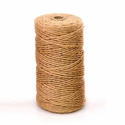 Eco-Friendly Cotton Macrame Cord for DIY Crafts and Home Decor (2mm, 100M) (SLQ Jute 2mm 100M)