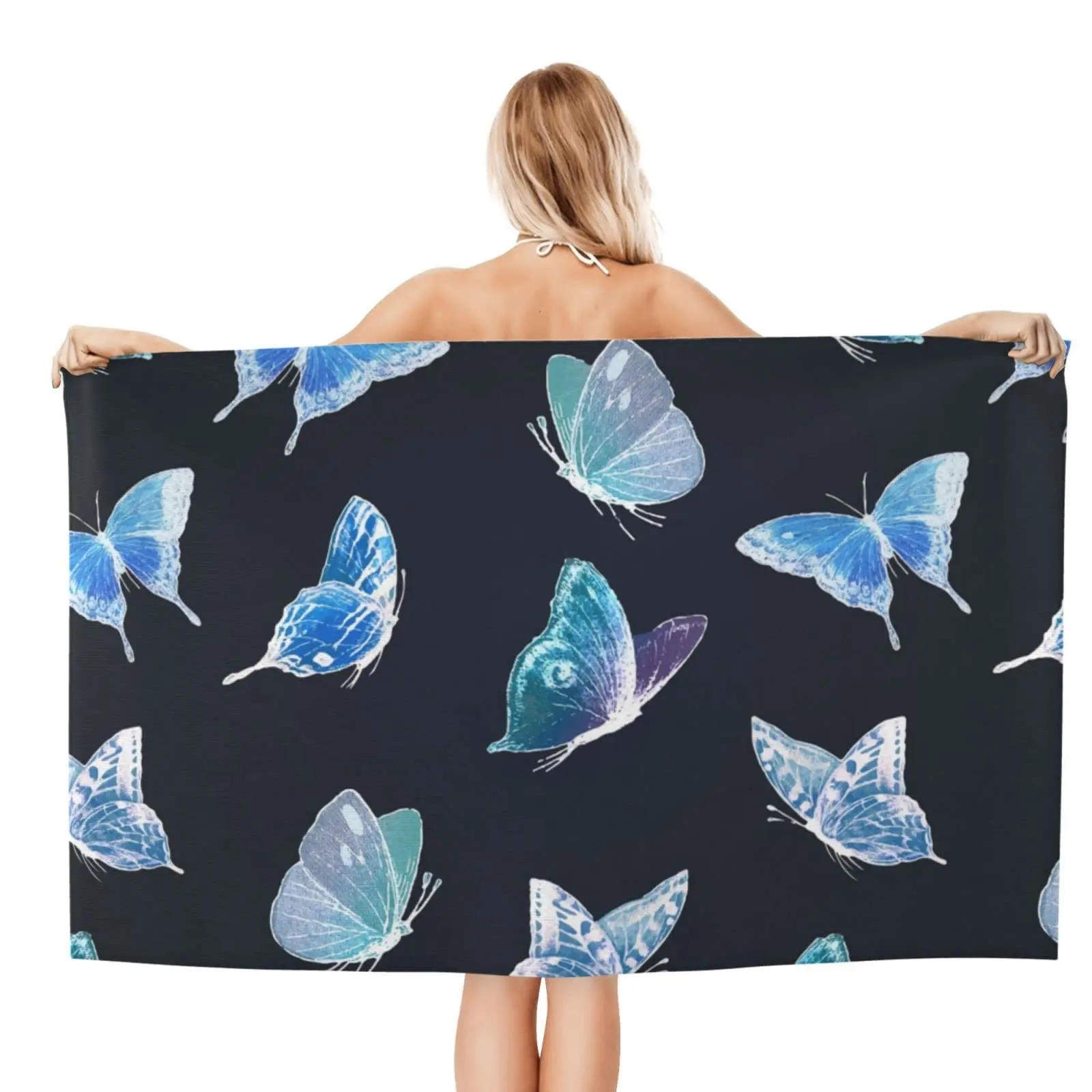 

Microfiber Beach Towels for Adults Sand Free Travel Towel Large Fast Drying Lightweight Oversized Bath Towels