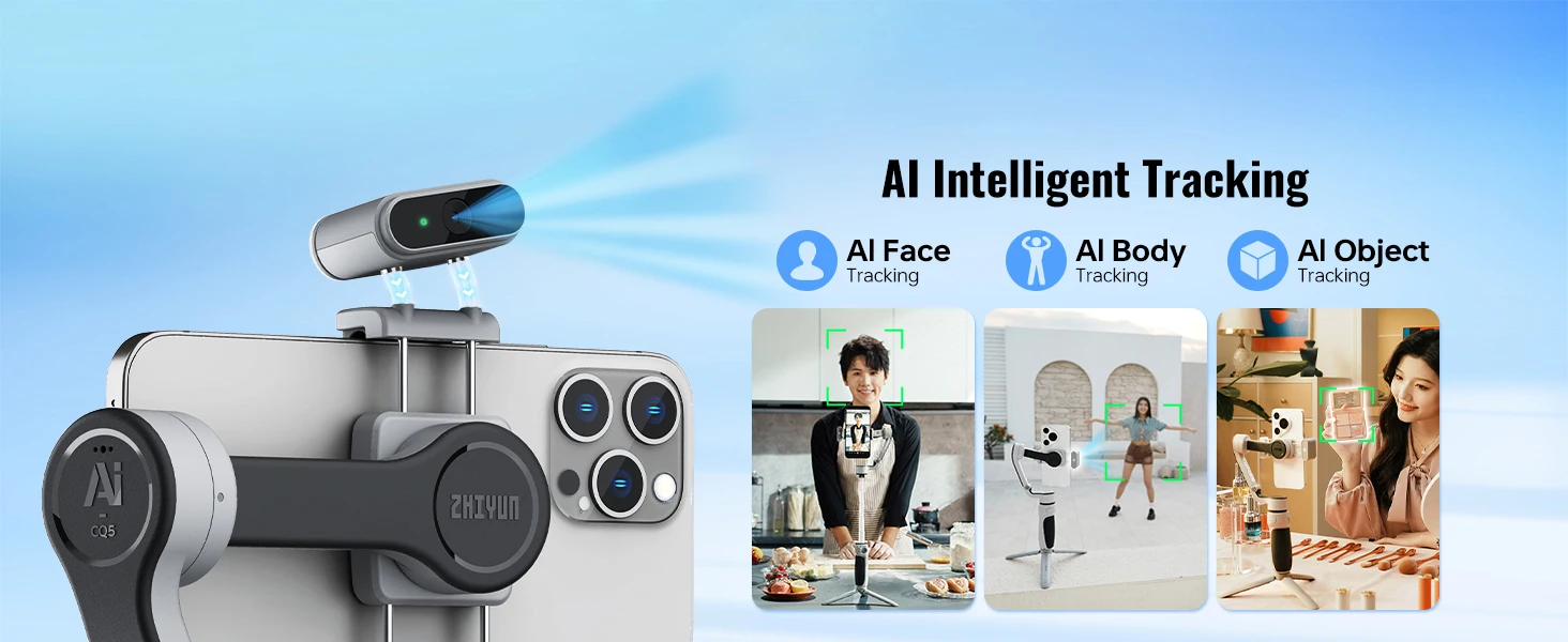 Zhiyun Cinepeer CQ5 Voice Control Gimbal description image 8