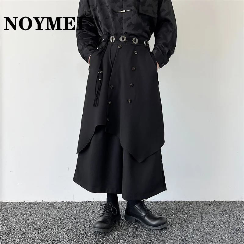 

NOYMEI Diablo Yamamoto Irregular Design Suit Pants Improved New Chinese Horse Face Skirt Black 2024 Autumn Vintage WA3121