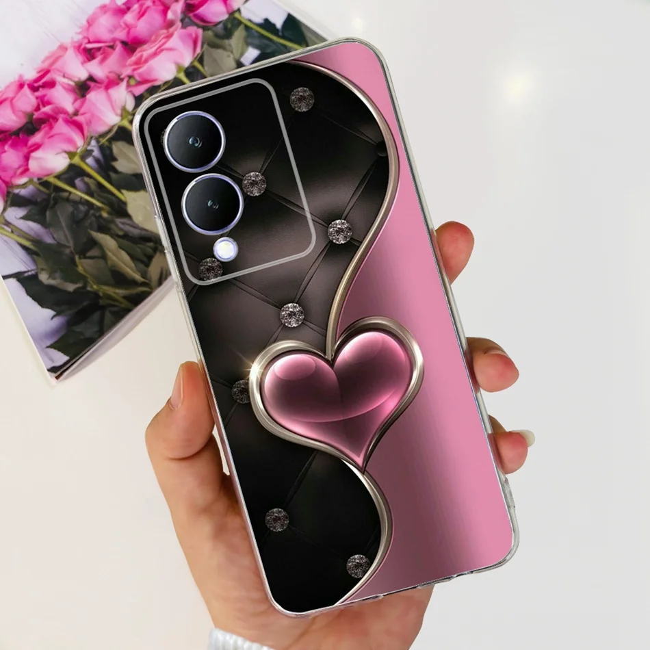Elegant Pattern Soft Silicone TPU Phone Back Cover in 2023
