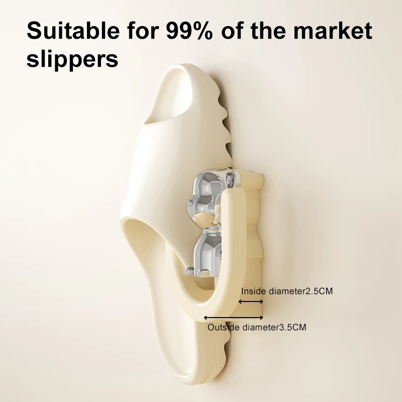 Bathroom Adhesive Wall-Mounted Storage Hooks