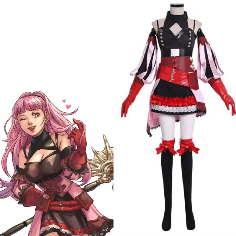 Gioco Fire Emblem Tre Case 5 Anni Timeskip Hilda Costume Cosplay Donne Adulte Fancy Sexy Dress Halloween Party Outfits