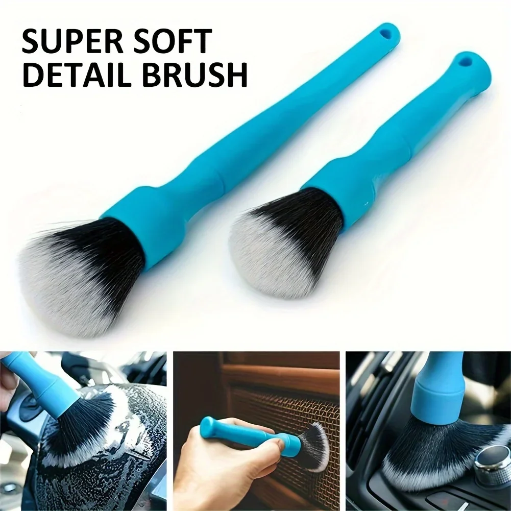 Auto Ultra-Weiche Detailing-Bürste Superweiche Innenraum-Detailbürste mit Synthetischen Borsten Auto-Armaturenbrett-Staubbürste – Detail 5