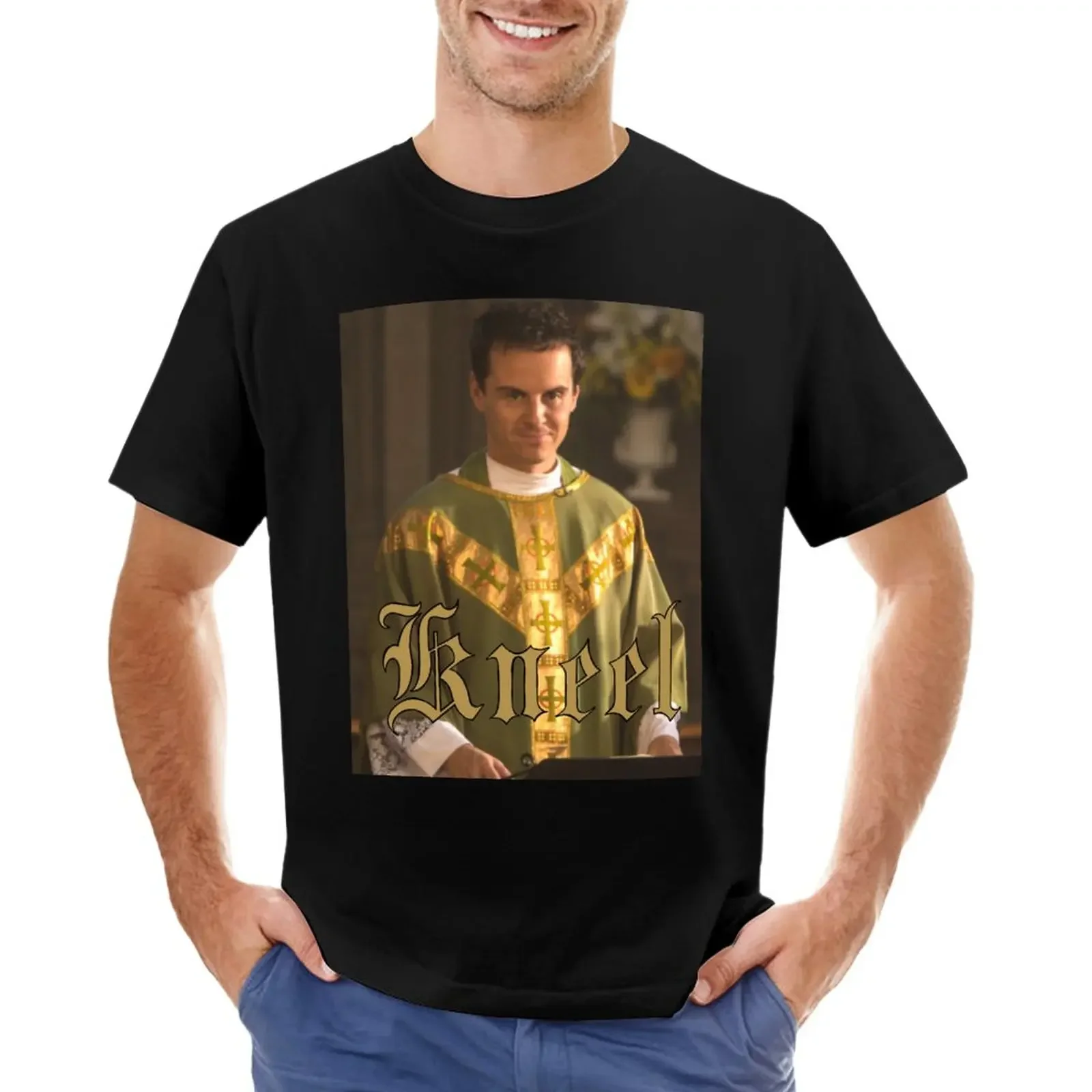 Fleabag Sexy Priest #2 T-Shirt Cute Top Top Plus Size Top T-Shirt Uomo