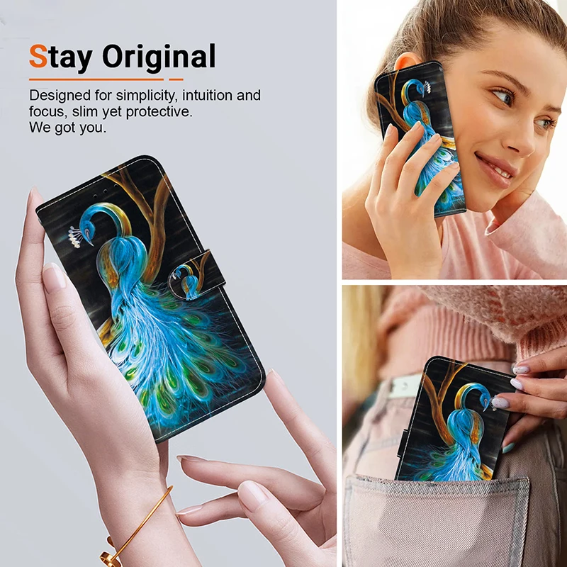 Leather Flip Wallet Case | Stylish Protective Cover