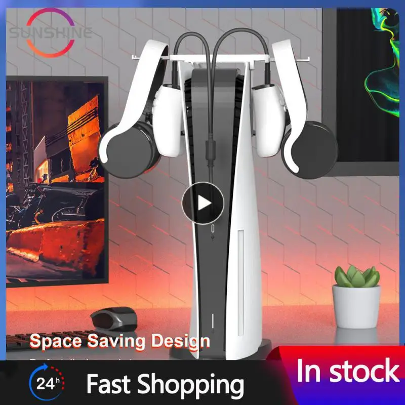 Accessorio Per Cavo Espositore Per Ps5-Vr2 Per Ps5/Ps Per Vetro Vr2 Robusto E Stabile Per Supporto Per Controller Di Gioco Ps5/Ps Vr2 2 In 1