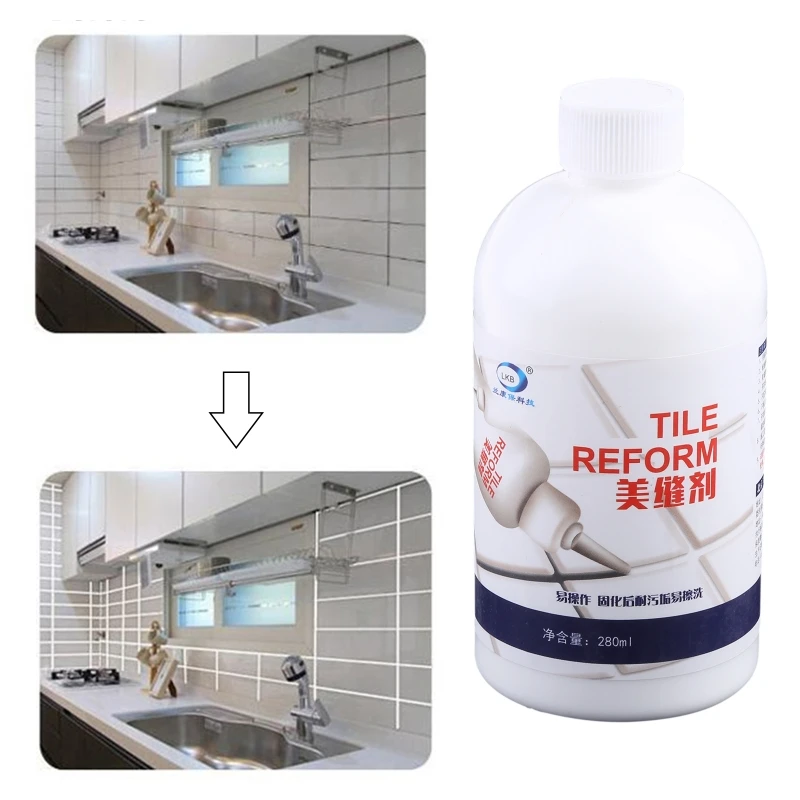 Tile for Gap Beauty Grout Epoxy Sealant Aide Repair Seam Filling Reform Wall Glu