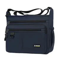 Men's Bag Waterproof Oxford Fabric Crossbody Bags for Men Minimalist Large Shoulder Bags Commuting Handbag Side Bag for Men