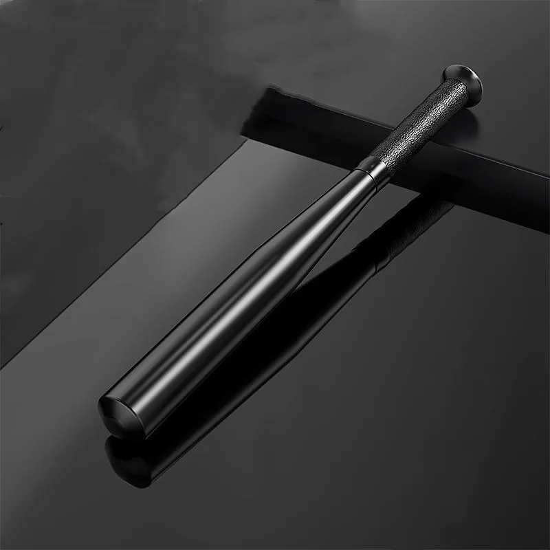 Bastão de beisebol de ferro de 21 polegadas, bastão grosso de autodefesa ao ar livre, acessório de treinamento de softball, liga de aço durável