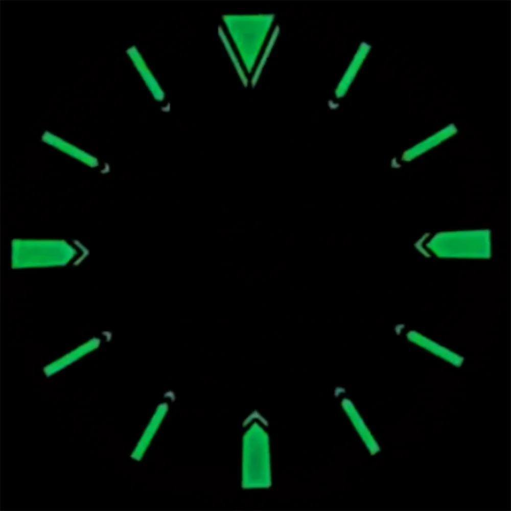 Enhanced Skeleton Watch Dial with Luminous C3 in Black, Silver, Blue, and Green - 29mm