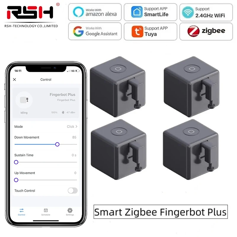 SPORTARC FingerBot Zubehör Set - 5 Intelligente Bluetooth Schalter-Arme Für Tuya Smart Home