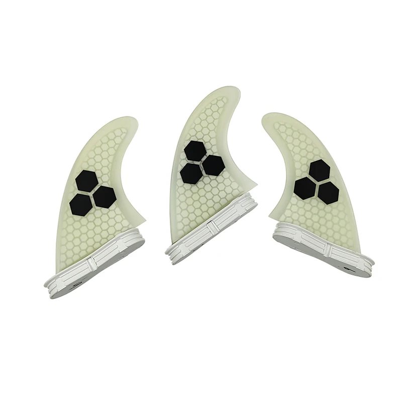 G5 Size UPSURF FCS 2 Short Board Fins Honeycomb Surfboard Fins Thruster Fibreglass 3pcs Funboard Surfing Performance Core surfboard fin