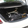 The elderly walker and four-wheel rollator can sit in an aluminum alloy shopping cart and fold lightly 5