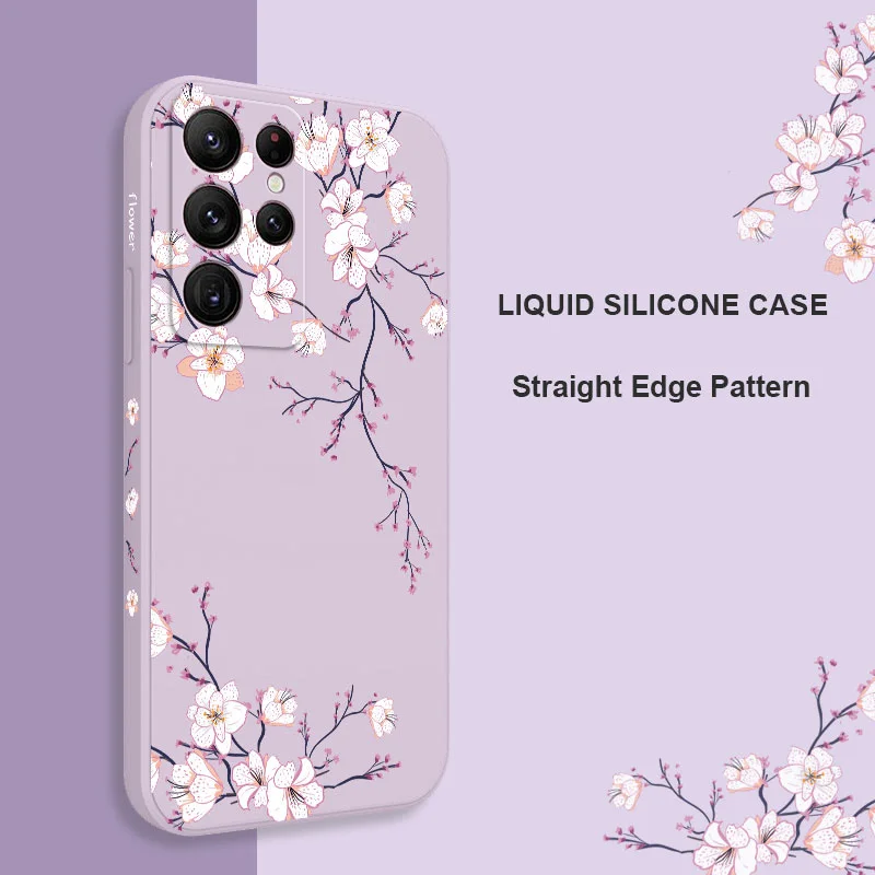 Elegant Plum Blossom Floral Phone Case - Premium Protection & Stylish Design
