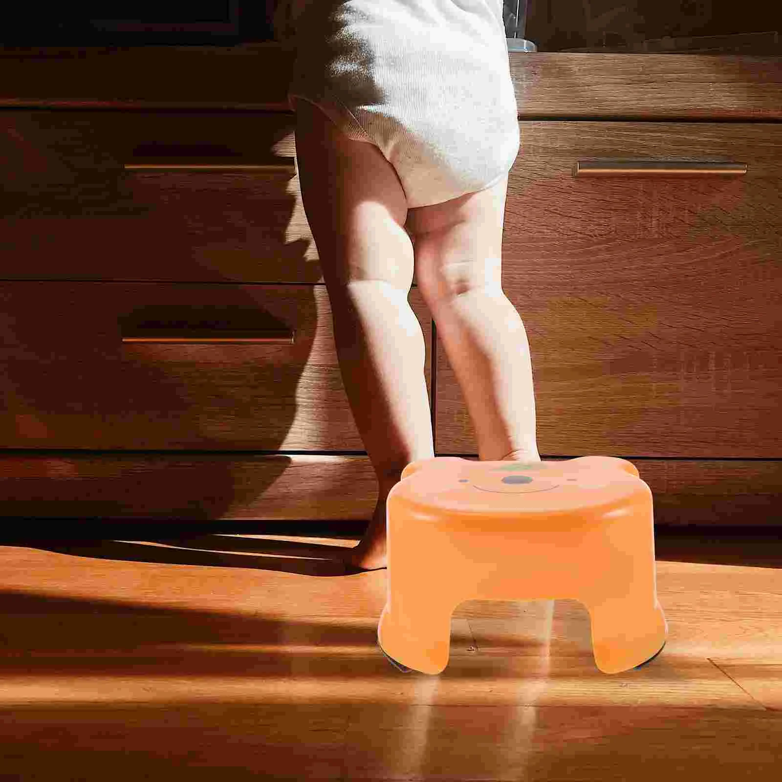 Foldable Non Slip Plastic Stool Kids Step Stools Children Bathroom Kitchen Furniture Safety Seat Childrens Stools