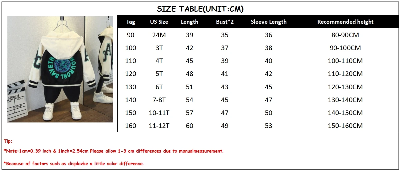 Mode Jungen Farbblock Baseball Jacke 2025, Frühling Herbst Baby Mädchen Brief Drucken Casual Mit Kapuze Zipper Mäntel Kind Kleidung 2-12 Y – Detail 1