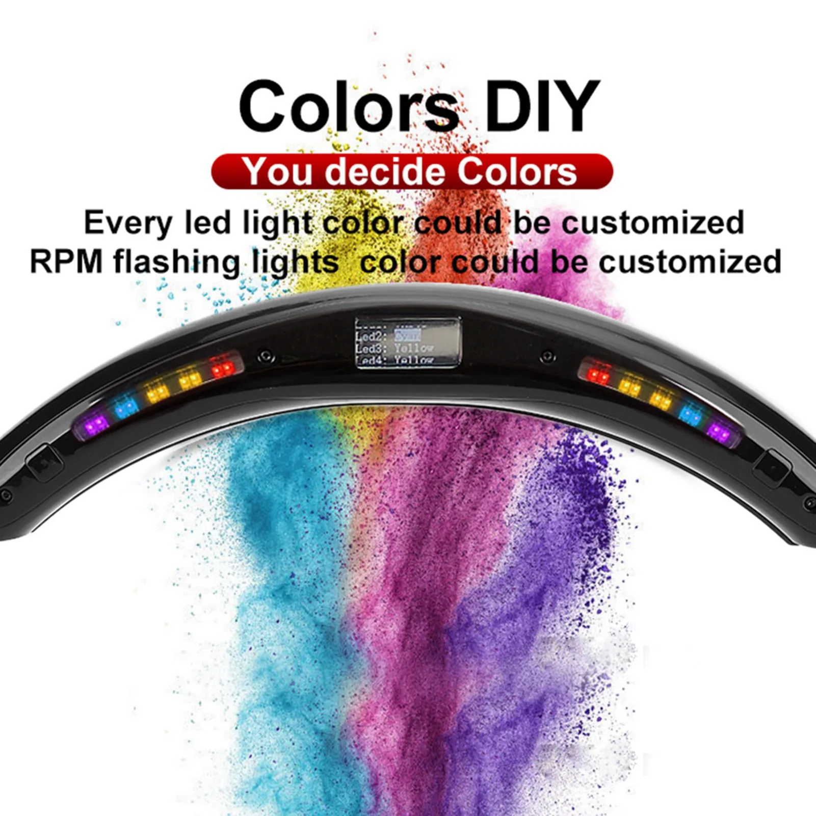 LED 디스플레이 모듈 키트 포함, LED 성능 스티어링 휠용 범용 액세서리