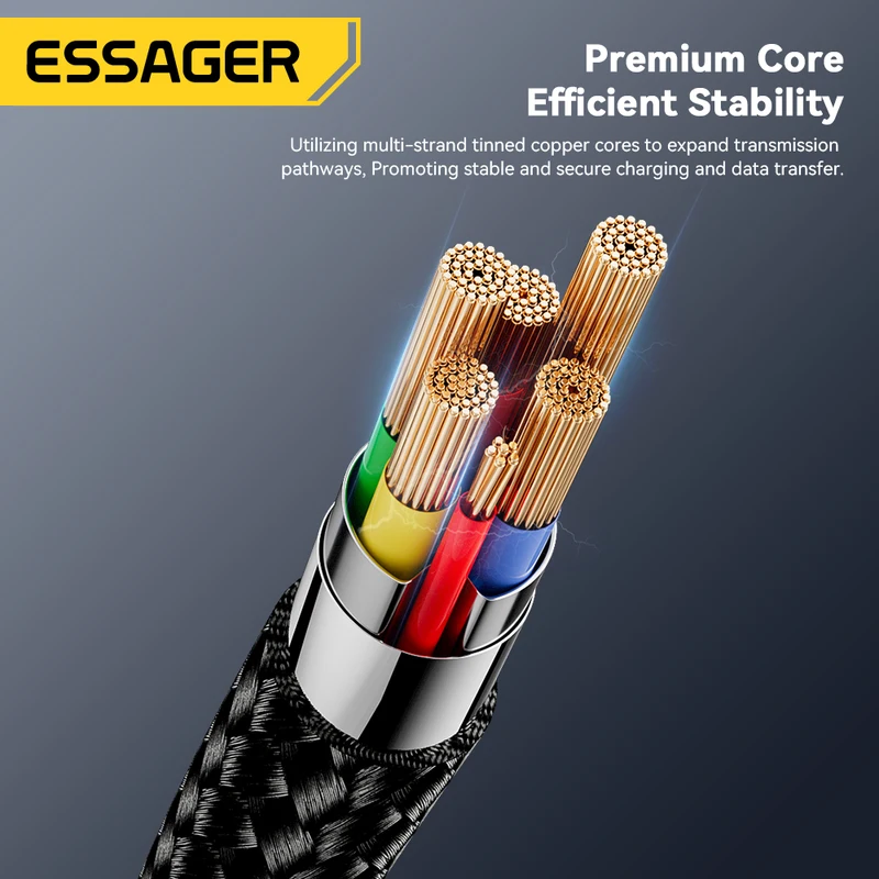 Essager Micro USB Cable 2A Fast Charging for Xiaomi Realme Redmi Samsung...