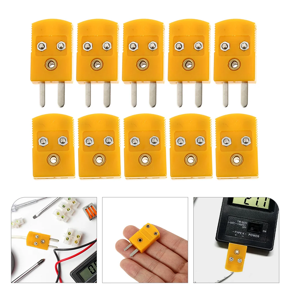 5 Sets Banana Plugs Male Female Adapter Thermocouple Plug Adapter K