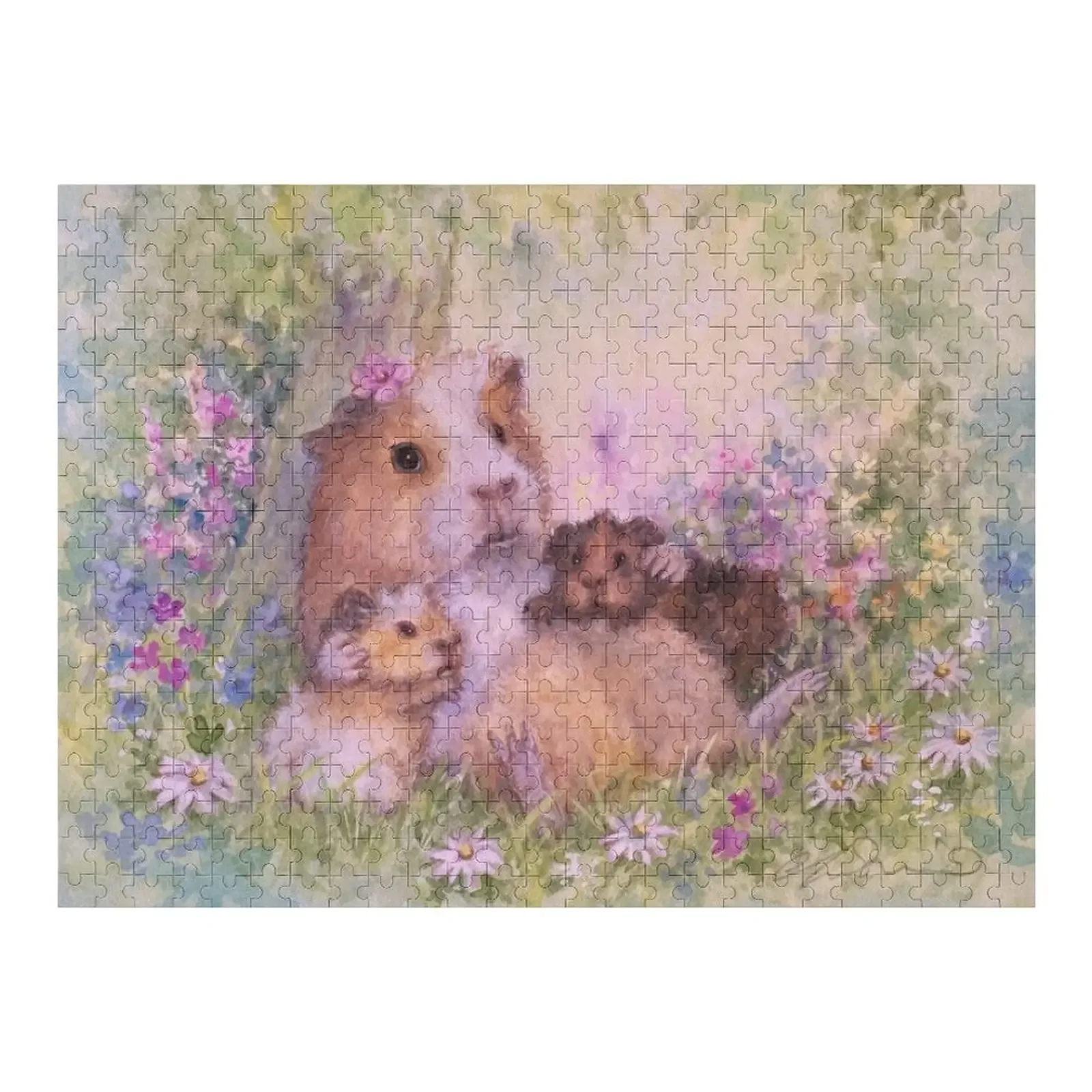 Babes in the Wood Jigsaw Puzzle Personalized Diorama Accessories Baby Wooden Puzzle