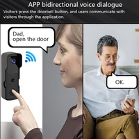 Smart Tuya WIFI Doorbell HD 1080P Video Outdoor Wireless Home Door Bell Waterproof Battery Intercom Speaker Phone Camera - Image 4