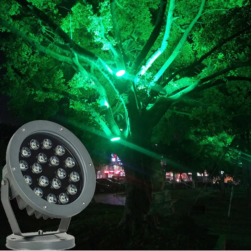 Led Flood Light Ground Tree Light Round Outdoor Waterproof Landscape Garden Lights Community Park Lighting Lawn Lights 3w 6w 9w