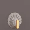 10Pcs Shell Shape Wall Hook Kitchen Bathroom Multifunction Punch Free Hooks Coat Hanger Home Decoration Paste Style Hooks New 3