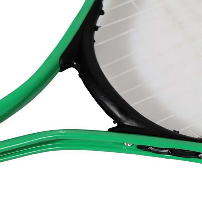 2Pcs Kids Outdoor Sports Tennis Rackets Tennis String Racquets with 1 Ball for Badminton Beginner Parent-Child Game Props