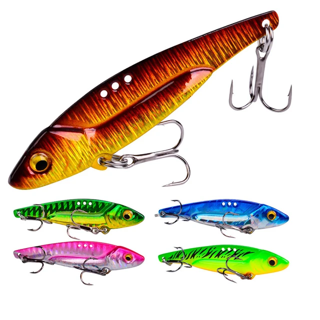 Lure Killer Trout Fishing Lures Bait Metal Hard Bait Sinking VIB Crank  Jigging Bait Vibrating Wobbler