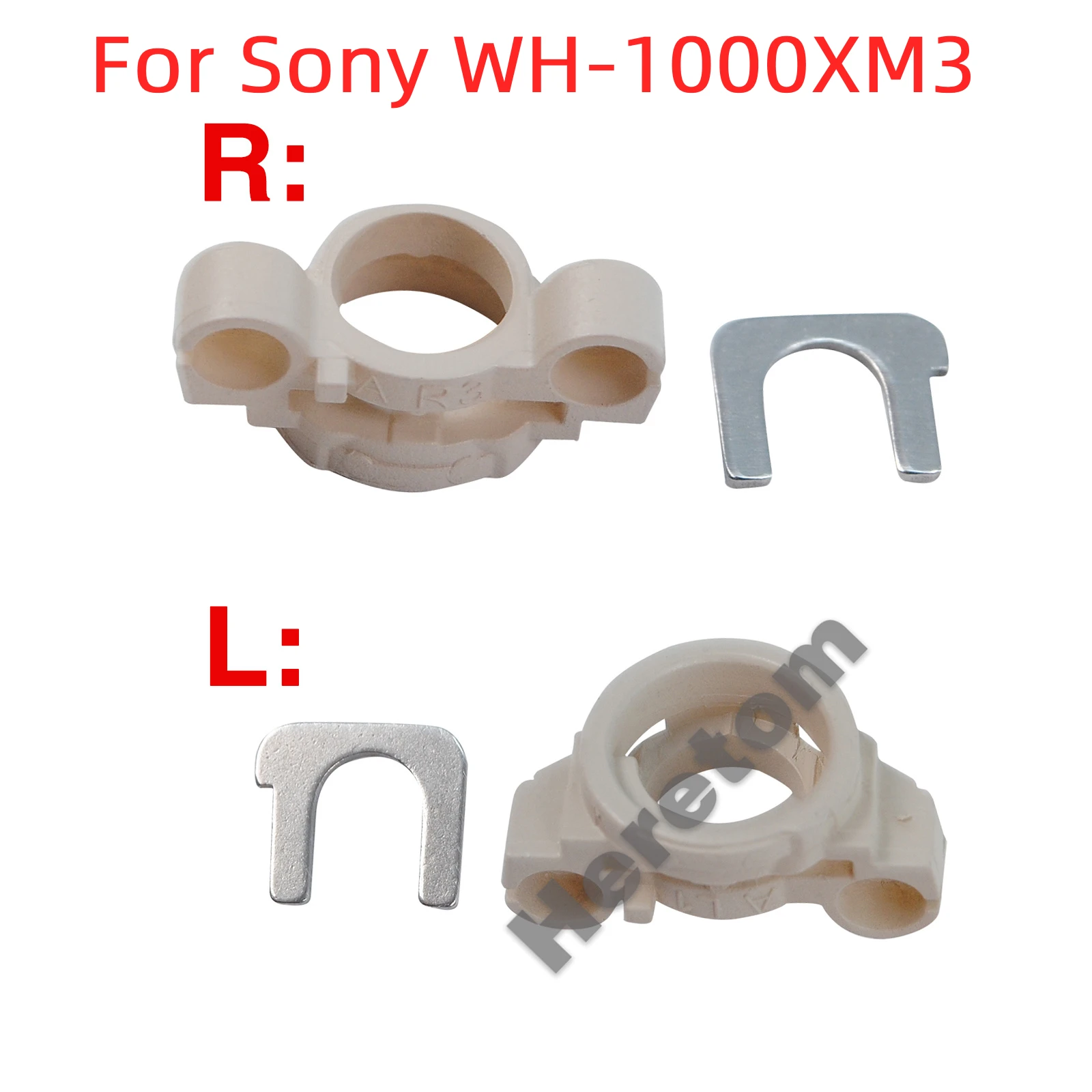 Cerniera Di Ricambio In Plastica Girevole Per Cuffie Sony Wh-1000Xm3 Wh1000Xm3 Albero Rotante Destro O Sinistro Con Metallo A U