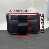 1 Piece Multi-Pocket Travel Organizer - Lightweight Oxford Fabric, Zipper Closure, Short Trip Cosmetic and Toiletry Organizer 2
