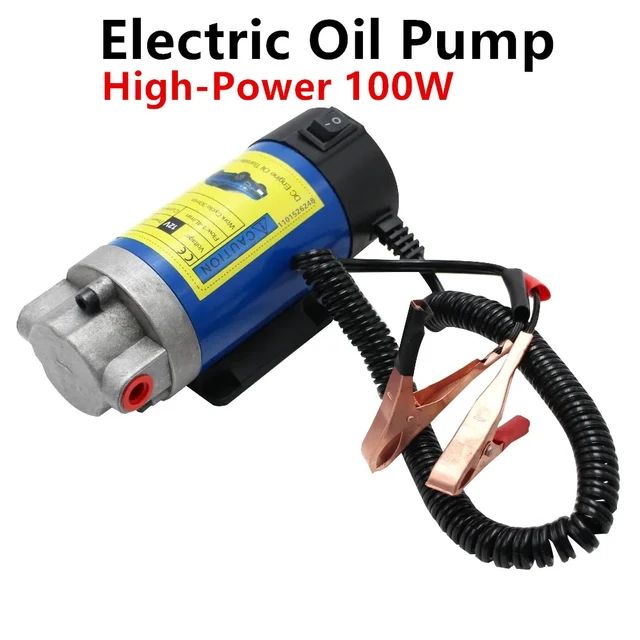 Oil Diesel Extractor Pump 12V Electric Scavenge Suction Transfer Change Pump  with Tubes Motor 100W 4L for Car Boat Motorcycle - AliExpress