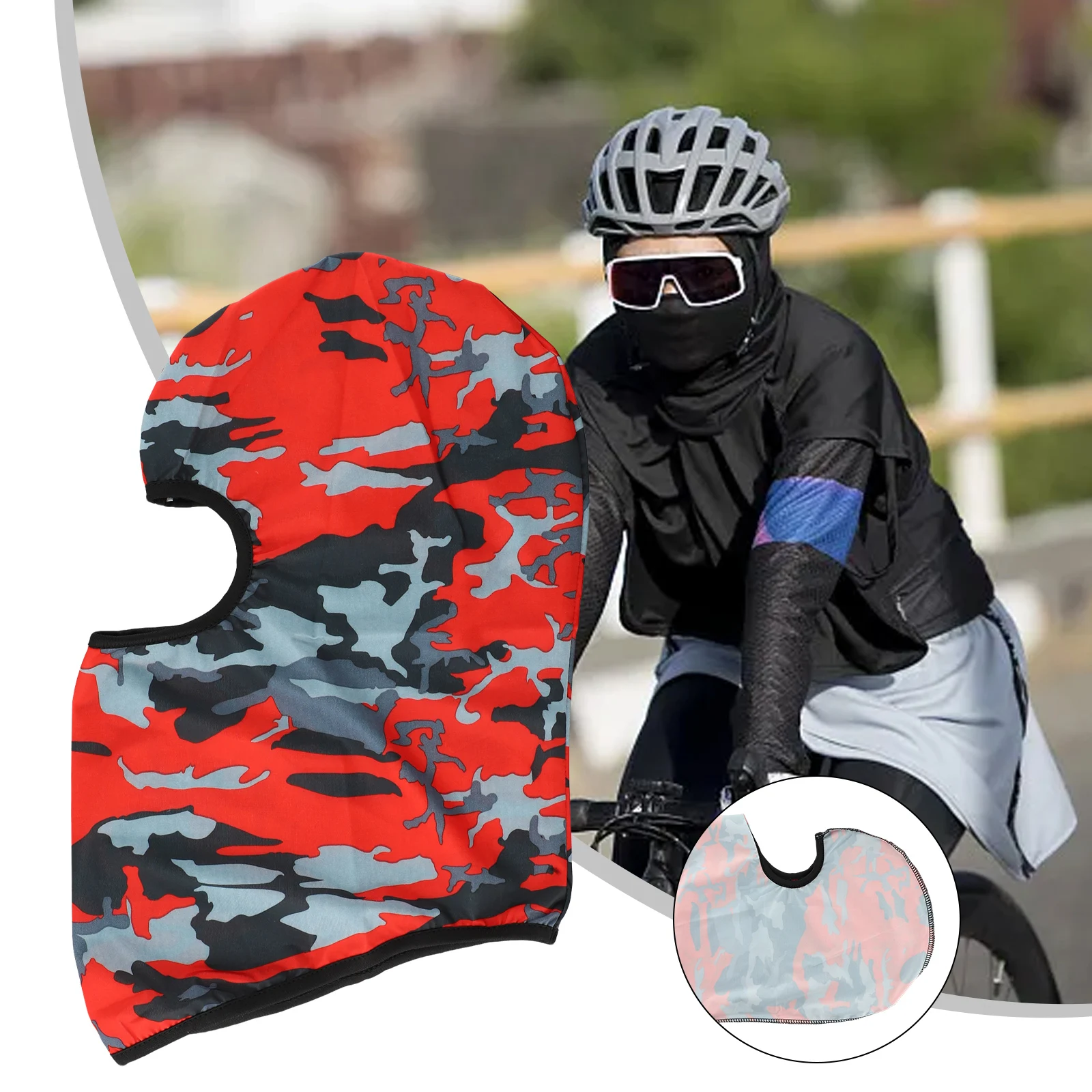 

1pc Outdoor Bandana Versatile Polyester Headgear Balaclava For Men Women Daily UV Dust Sand Wind Protection Bike Accessories