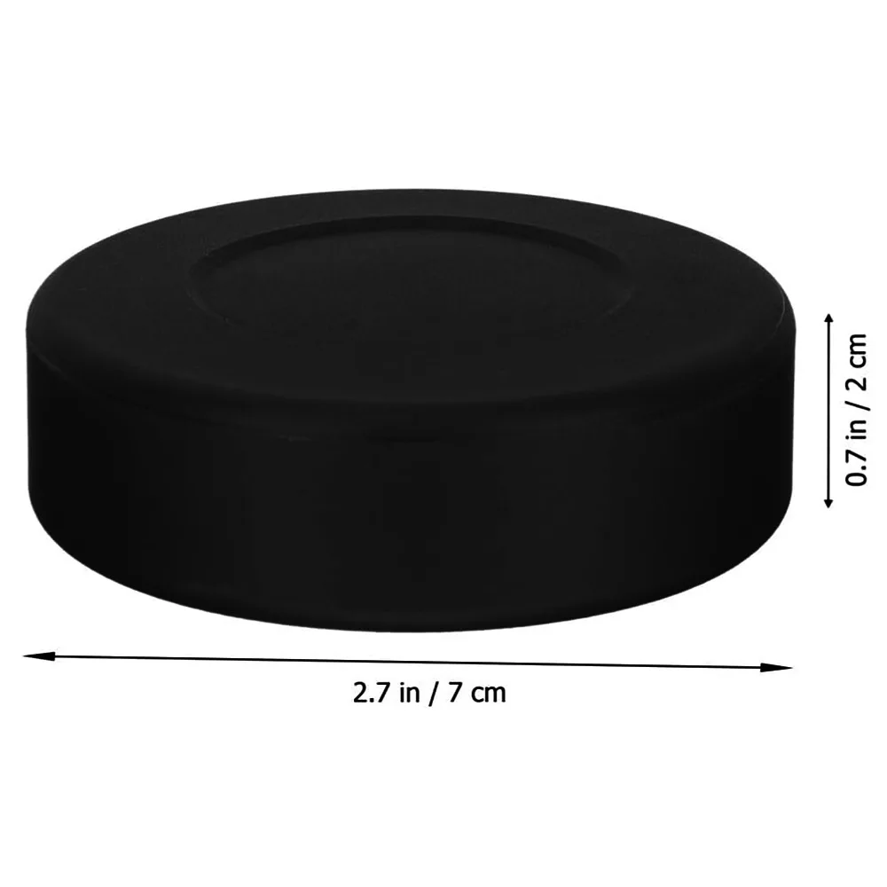 Ice Hockey Puck Professional Rubber Hockey Puck Durable Smooth Multipurpose 2Pcs