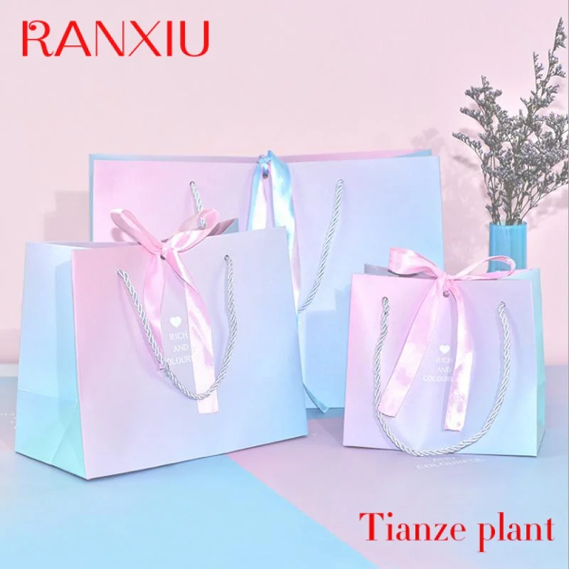 Модная Подарочная сумка Ins с градиентом цвета