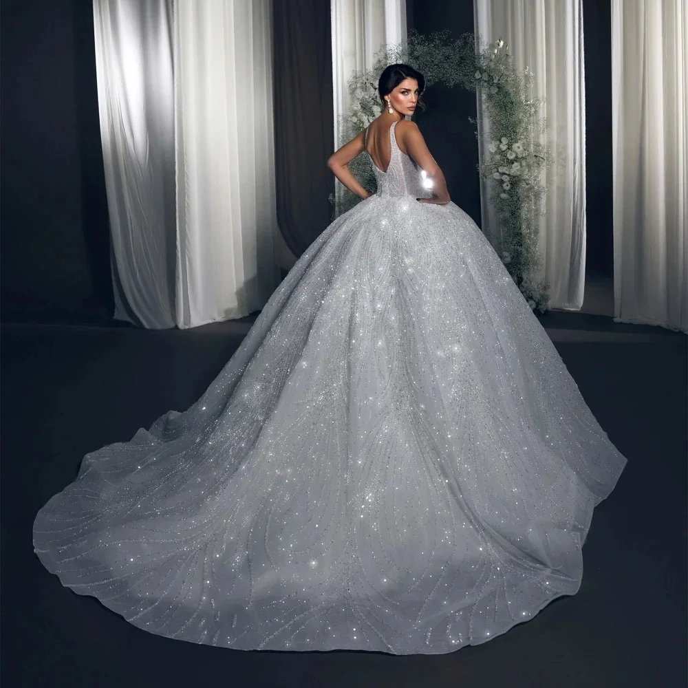 Customzied Luxury Ball Gown Wedding Dress Exquisite Square Collar Sequined Beaded Sleeveless Bridal Gown Bride Dresses - AliExpress 320 Customzied Luxury Ball Gown Wedding Dress Exquisite Square Collar Sequined Beaded Sleeveless Bridal Gown Bride Dresses - AliExpress 320