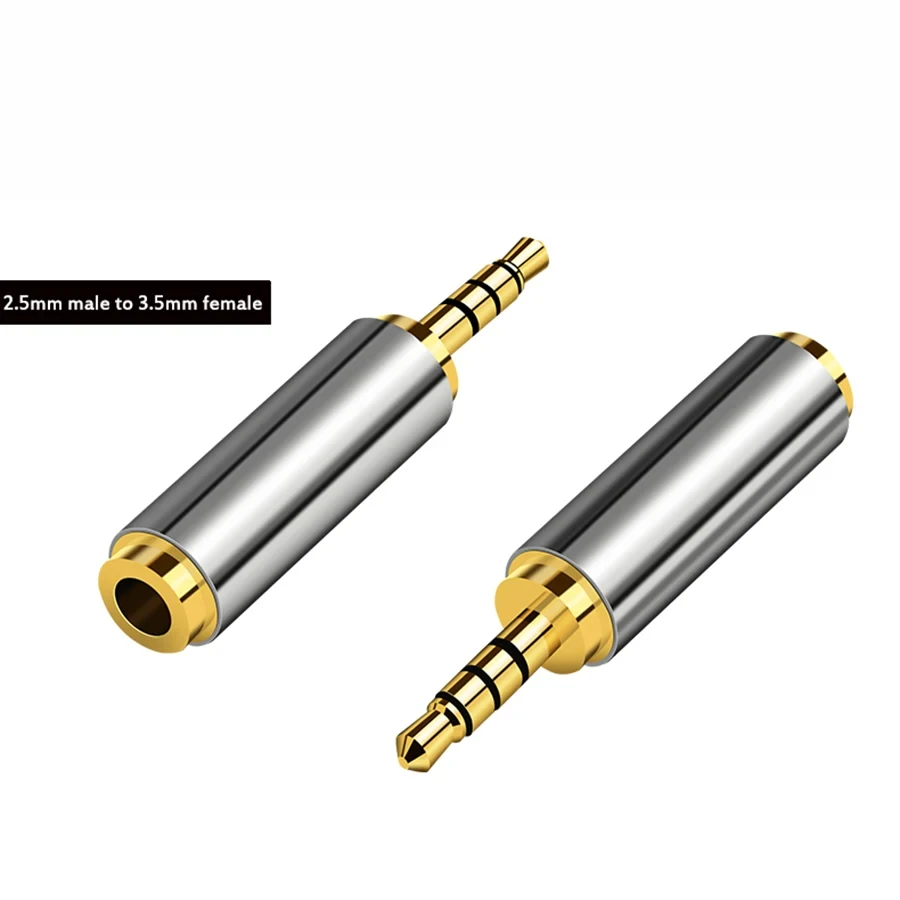High-Quality Stereo Audio Adapter Converter, 3.5mm to 2.5mm and Vice Versa
