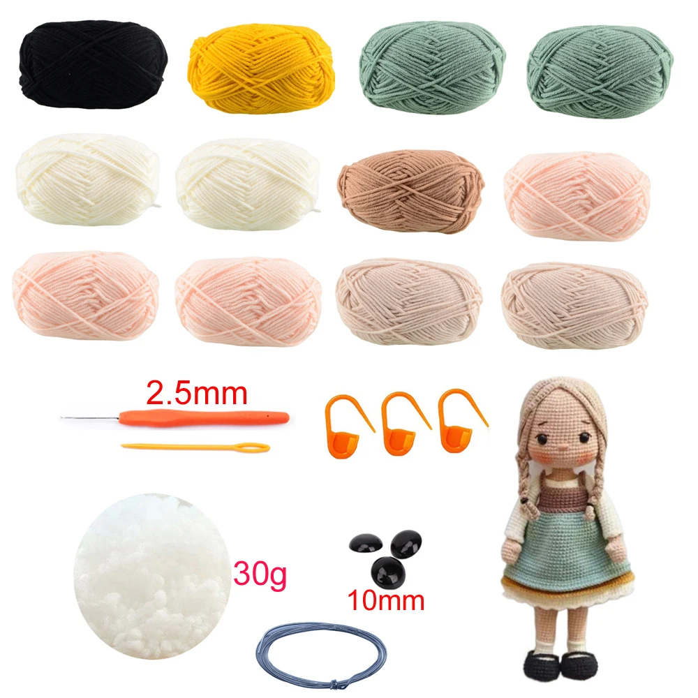 DIY Crochet Doll Kit 4
