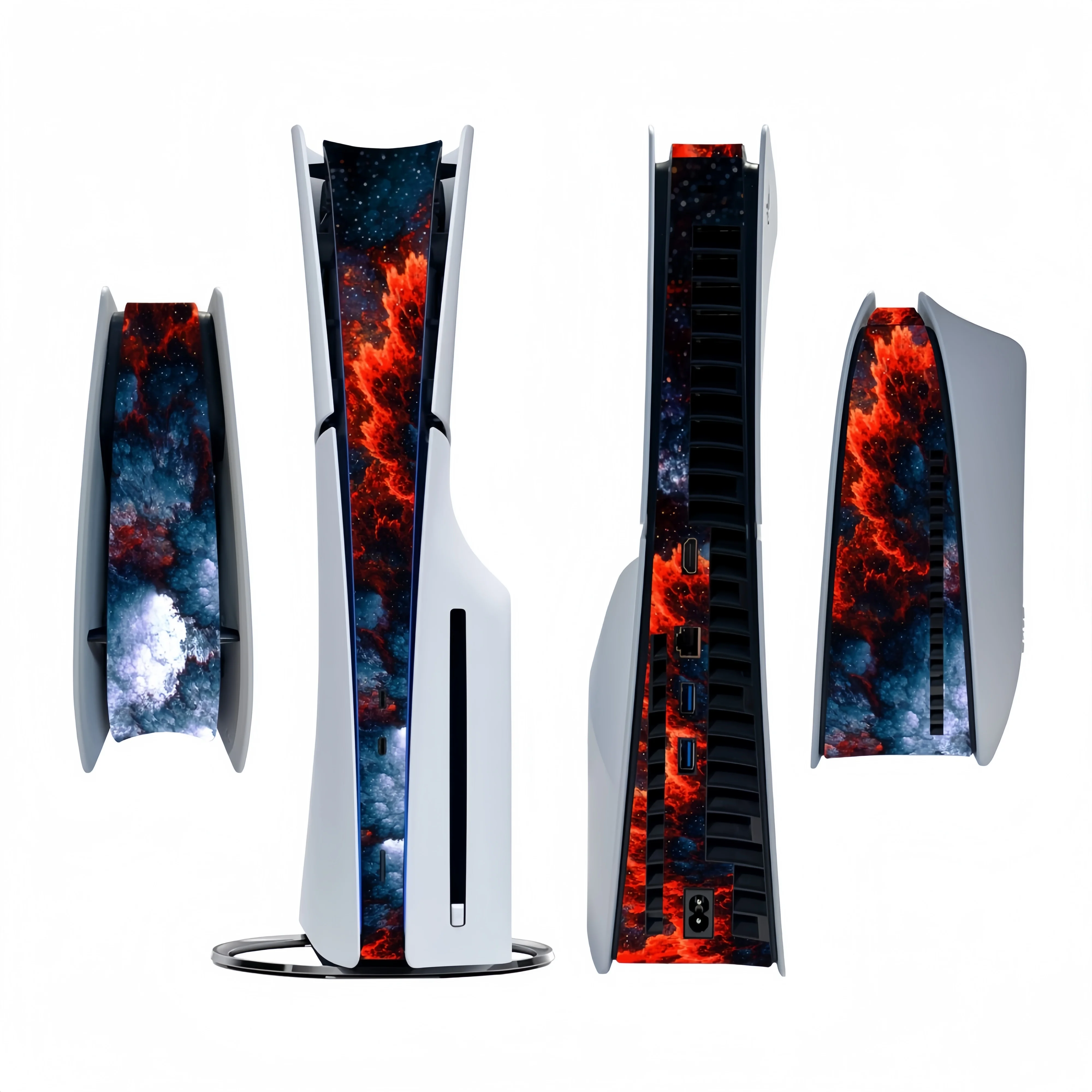 PlayStation 5 Slim PS5slim Disc & Digital Version Console Decoration Strip Center Stickers skins vinyl decal skins game console protective skin custom stickers game controller sticker