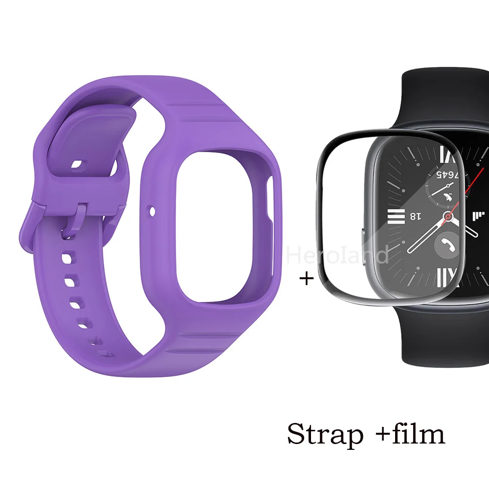Sport Silicone Smartwatch Wristband - Premium Strap and Bracelet Accessories, 2-in-1 Design